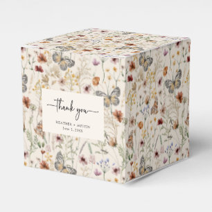 Ballotins Boîtes de cadeaux de remerciement de mariage Boho