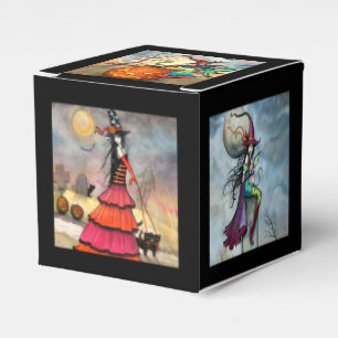 Ballotins Boîtes de faveur d'art fantastique et de sorcières
