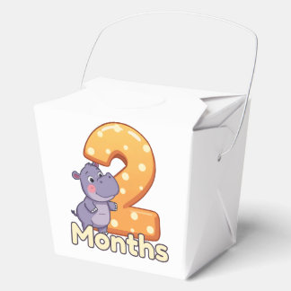 Ballotins Boîtes de faveur de bébé 2 mois