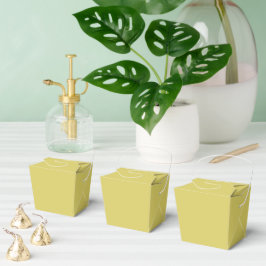 Ballotins Boîtes de faveur jaune chaud doux
