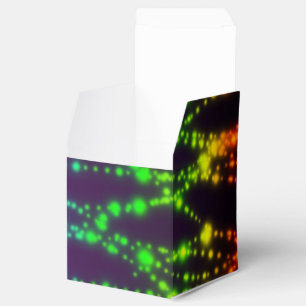 Ballotins Boîtes de faveurs de cube d'anniversaire avec lumi