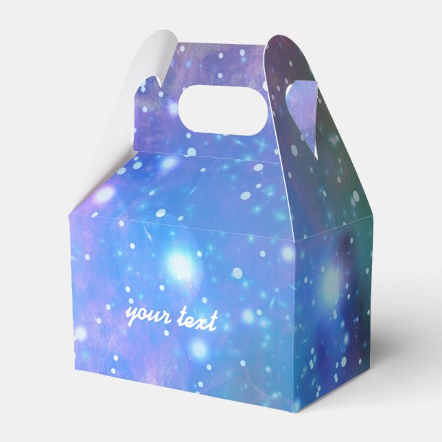 Ballotins Boîtes de faveurs de fête d'anniversaire Galaxie E (Verso)