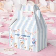 Boîtes de faveurs de fête d'anniversaire garçon ra