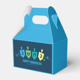 Ballotins Boîtes de faveurs de fête de dreidel de Hanoukka