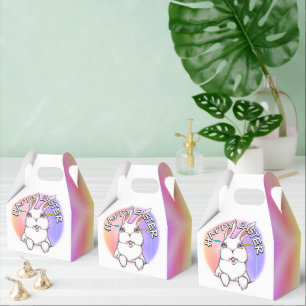 Ballotins Boîtes de faveurs de lapin de Pâques Boîtes de cad