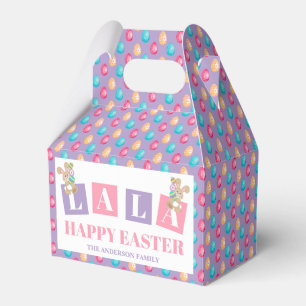 Ballotins Boîtes de faveurs de Pâques de La La Easter Bunny