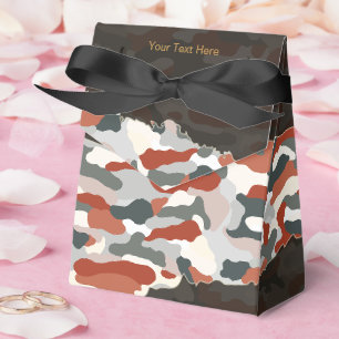 Ballotins Boîtes de Faveurs Personnalisées Camouflage Automn