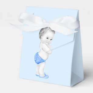 Ballotins Boîtes de faveurs pour Baby Shower Prince Bleu