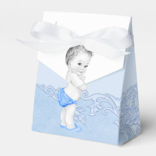 Ballotins Boîtes de faveurs pour Baby Shower Prince Bleu
