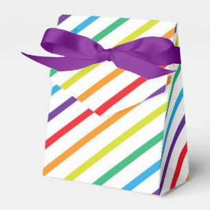 Ballotins Boîtes de Fêtes Cadeaux Thématiques Rayures Arc-en
