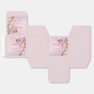 Ballotins Boîtes de mariage Fleur de cerisier rose