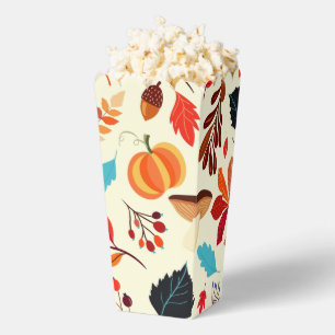 Ballotins Boîtes de pop-corn d'automne