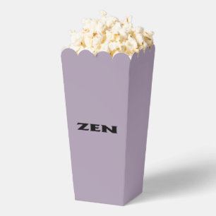 Ballotins Boîtes de pop-corn noir zen