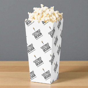 Ballotins Boîtes de Popcorn Personnalisées à l'Effigie de l'