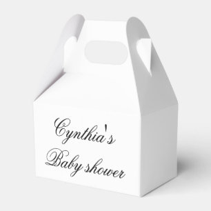 Ballotins Boîtes de préférence de Baby shower personnalisées