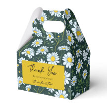 Boîtes de remerciement florales