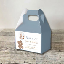 Boîtes de toit en forme d'ours bleu poussiéreux po