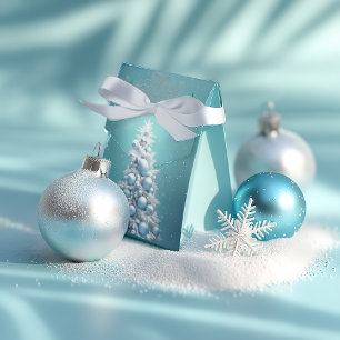 Ballotins Boîtes élégantes bleues et blanches pour cadeaux d