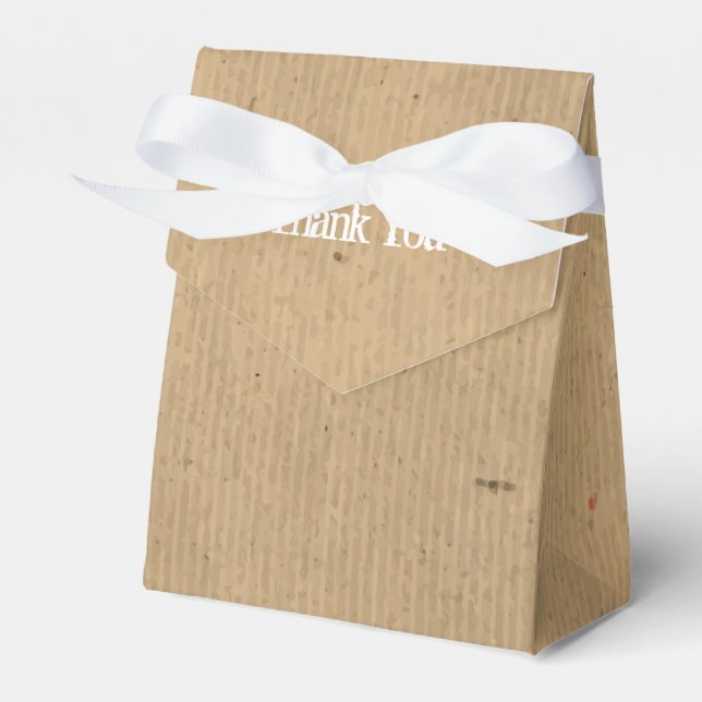 Ballotins Boîtes préférées de la partie papier Kraft Brown v (Verso)