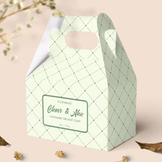Ballotins Boîtier Retro Green Soap Bar Emballage de marque
