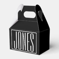 Bold & Modern Your name or Word | White On Black