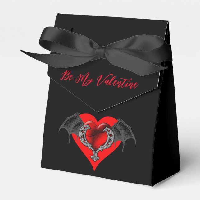 Ballotins Bold Red Heart Valentine's Personnalisé (Verso)