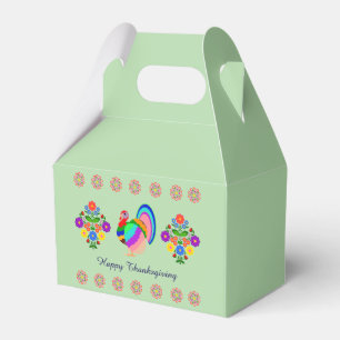 Ballotins Bon thanksgiving. Fleurs design polonaises.
