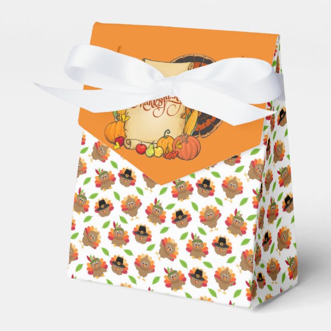 Ballotins Bon thanksgiving Turquie (Verso)
