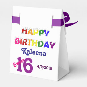 Ballotins Bonbon 16 à joyeux anniversaire
