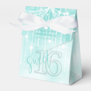 Ballotins Bonbon 16 ID473 turquoise à lumières et à ballo