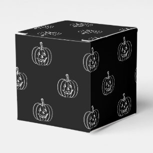 Ballotins Bonbons blanc noir Jack-o'-lantern d'Halloween