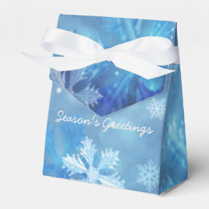 Ballotins Bonnes Fêtes Ice Blue Snowflakes Ballotin