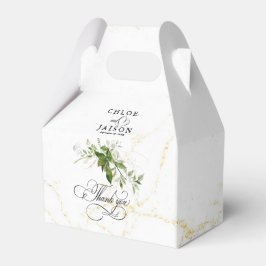 Ballotins Botaniques vertes Aquarelle Mariage de calligraphi