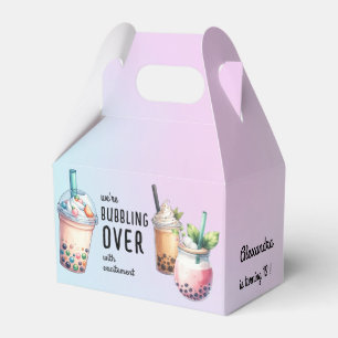Ballotins Bouillonnant avec excitation bobba tea anniversair