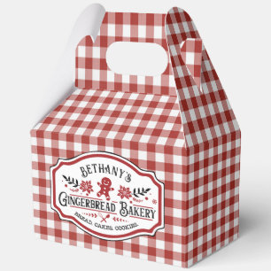 Ballotins Boulangerie de pain d'épices En vichy rouge