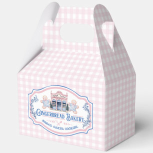 Ballotins Boulangerie de pain d'épices rose En vichy