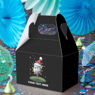 Ballotins Boule de golf personnalisée Chapeau de Père Noël A