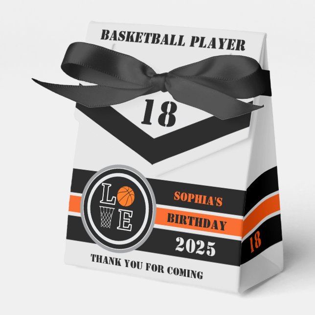 Ballotins Boules de basket, Cadeau de joueur de basket, Anni (Verso)