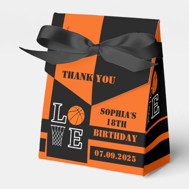 Ballotins Boules de basket, Cadeau de joueur de basket, Anni (Verso)