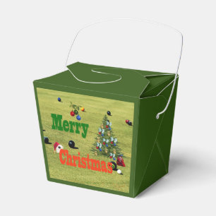 Ballotins Boules de pelouse style Noël, boîte de réception c
