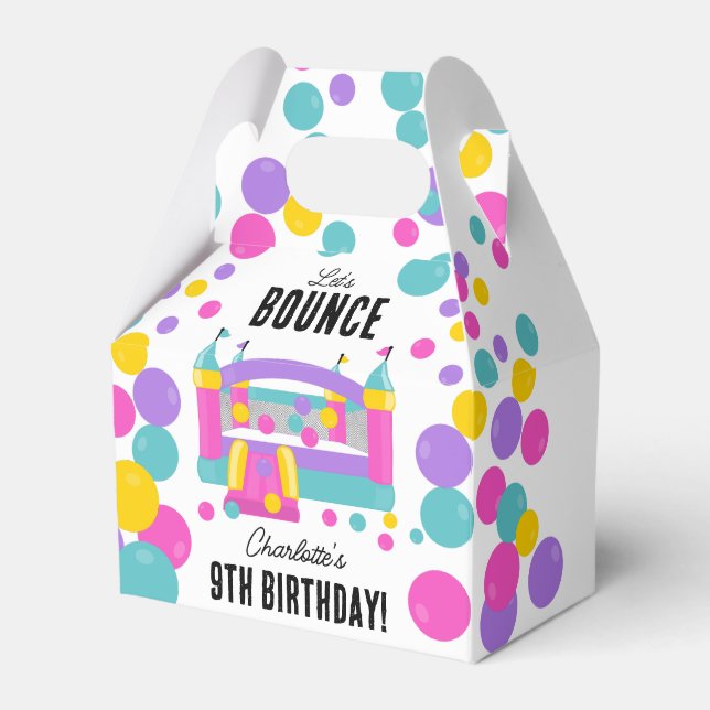 Ballotins Bounce House Jumping Castle Girls Anniversaire (Verso)