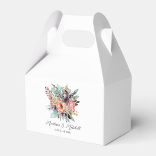 Ballotins Bouquet bohème Floral Aquarelle