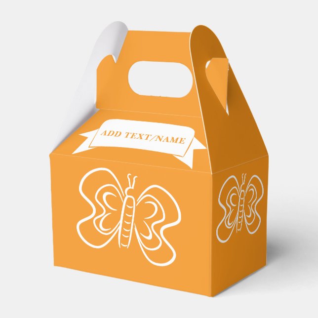 Ballotins Bouton Dessin personnalisé orange (Verso)