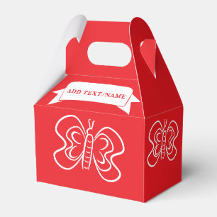 Ballotins Bouton Dessin Personnalisé Rouge