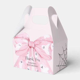 Ballotins Bow Boo rose Halloween Baby shower Ballotin
