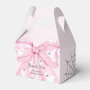 Ballotins Bow Boo rose Halloween Baby shower Ballotin