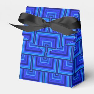 Ballotins Brayures bleues carré motif