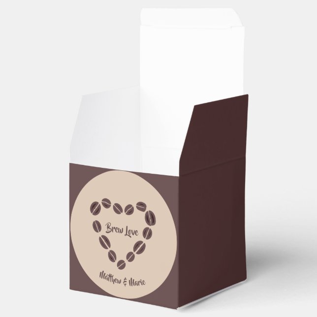 Ballotins Brew Love Coffee Bean Heart (Ouvert)