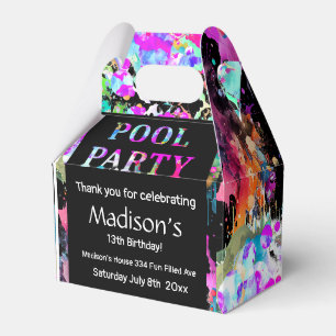 Ballotins Bright Pool Party Anniversaire, 13e anniversaire