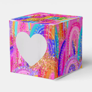 Ballotins Bright Rainbow 6e anniversaire Merci Ballotin